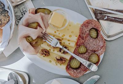 Café Tomaselli Wurst- und Käseplatte